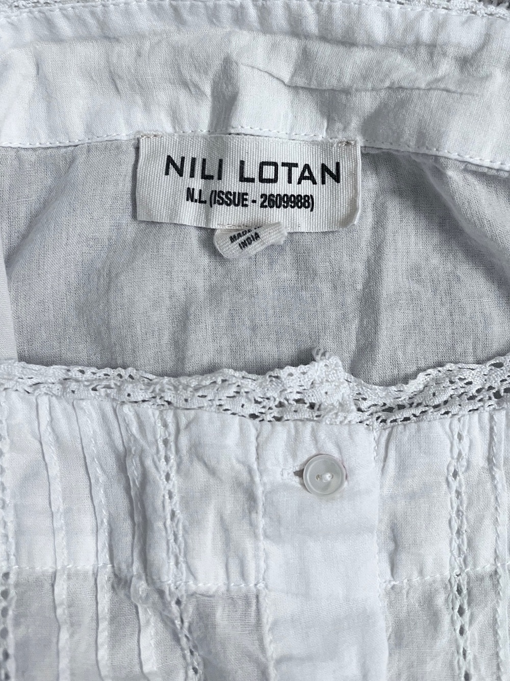 Nili lotan Shelia cotton cami top - Picture 7 of 9